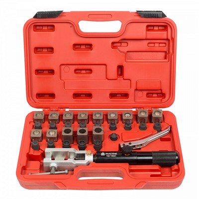 НАБОР ДЛЯ РАЗВАЛЬЦОВКИ ТРУБОК С ГИДРАВЛИЧЕСКИМ ПОРШНЕМ, КЕЙС, 30 ПРЕДМЕТОВ - фото 18376