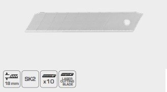 HOEGERT  Отламывающиеся лезвие 18 мм SK2 10 шт. - фото 18389
