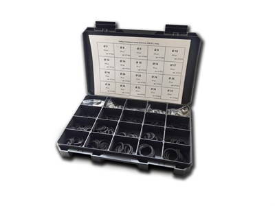 Набор стопорных колец для отверстий DIN 472 в кейсе (от 8 до 30мм - 1020шт) - фото 18730