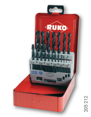 Набор свёрл по металлу DIN 338 Тип N, HSS-R - фото 4484