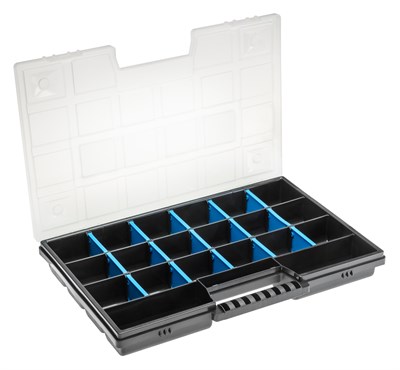 Органайзер 12", с регулируемыми перегородками, 29 x 19,5 x 3,5 см HOEGERT - фото 5237