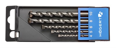 Набор сверл по бетону, 5 шт. HOEGERT - фото 5440