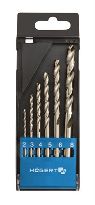 Набор сверл по металлу, Co5%, 6 шт. HOEGERT - фото 5478