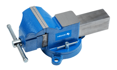 HOEGERT Тиски слесарные поворотные 125 мм - фото 5757