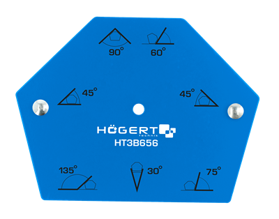 HOEGERT Шестигранный магнитный угольник для сварочных работ 22,5кг - фото 6305