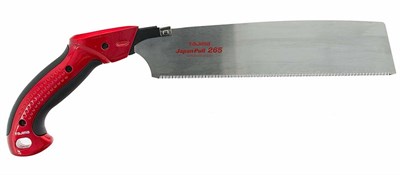 Ручная пила Japan Pull JPR265A, с алюминиевой изогнутой ручкой TAJIMA - фото 6547