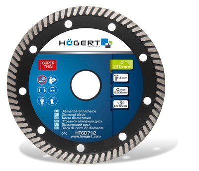 Диск отрезной алмазный супер тонкий HOEGERT - фото 6768