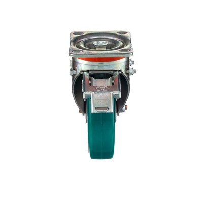 Колесо большегрузное поворотное с задним тормозом - фото 7446