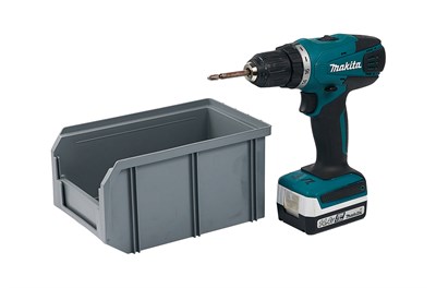 Пластиковый ящик Стелла-техник V-2-серый - фото 8496