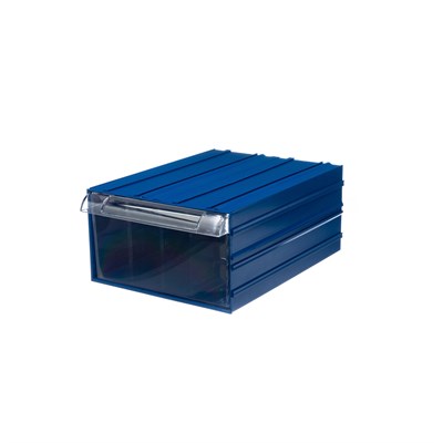 Пластиковый короб Стелла-техник С-510-синий-прозрачный - фото 8606