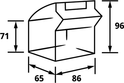 Короб откидной Стелла-техник F-105-1А - фото 8660