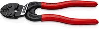 KNIPEX CoBolt® S болторез компактный, с выемкой на кромках для реза толстой проволоки, 160 мм, рез: мягкая проволока d 5.3 мм, проволока средней твёрдости d 4.8 мм, твёрдая проволока d 3.6 мм, рояльная струна (HRC 59) d 3.3 мм, чёрный, 1К ручки