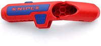 KNIPEX ErgoStrip® стриппер универсальный для популярных круглых проводов, проводов для сырых помещений, зачистка: 0.2/0.3/0.8/1.5/2.5/4 кв. мм, круглый кабель (в т.ч. для сырых помещений) d8-13 мм (в частности, NYM 3х1.5 кв. мм - 5х2.5 кв. мм), дата-кабел