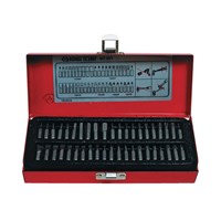 Набор вставок (бит) 1/4", PH, PZ, Hex, Torx, Slotted, 42 предмета