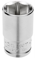 Торцевая Головка шестигранная 1/2", сталь CrV, DIN 3124 HOEGERT