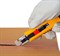 Нож SAFETY KNIFE LC959 с автоматическим убиранием лезвия. - фото 4580 Нож SAFETY KNIFE LC959 с автоматическим убиранием лезвия. - фото 4580