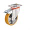 Колесо поворотное с передним тормозом из полиуретана Tellure Rota - фото 7569