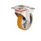 Колесо поворотное с передним тормозом из полиуретана Tellure Rota - фото 7573