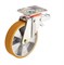 Колесо поворотное с задним тормозом из полиуретана Tellure Rota - фото 7582