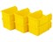 Пластиковый ящик Стелла-техник V-1-К6-желтый - фото 9871